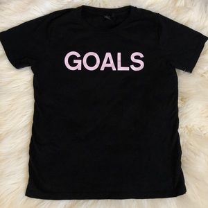 Goals graphic tee